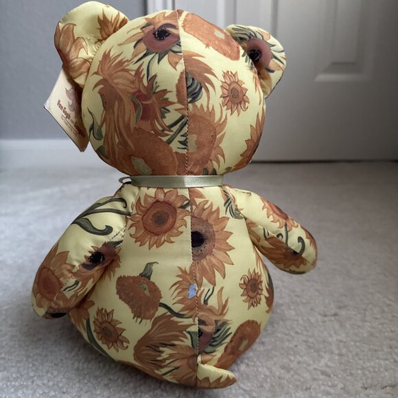 Van Gogh Sunflower Stuffed Teddy Bear - The Art Institute Of Chicago 11 Inches - Picture 6 of 10